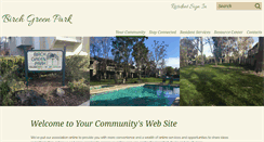 Desktop Screenshot of birchgreenpark.com